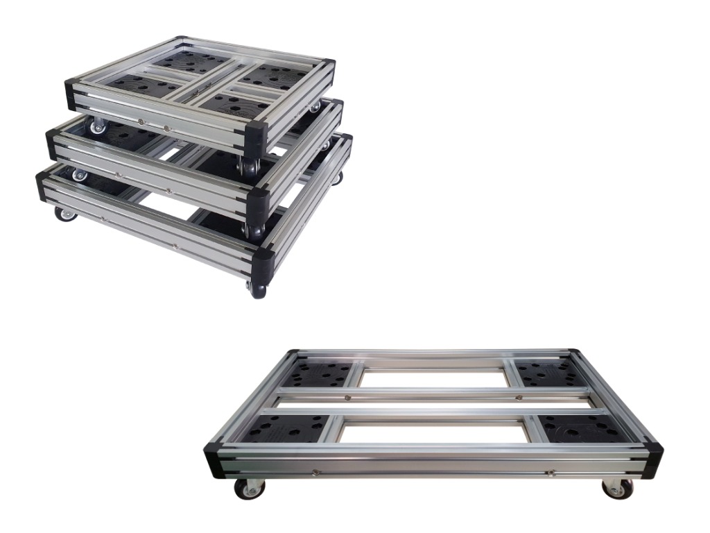 턱 20mm 가이드 이동받침대